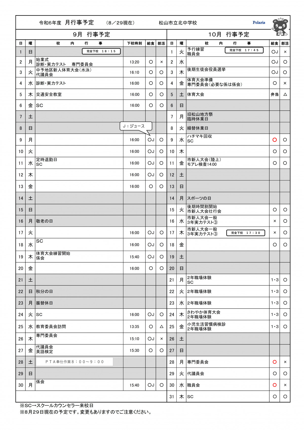 9,10月訂正