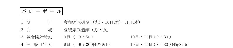 バレーボール