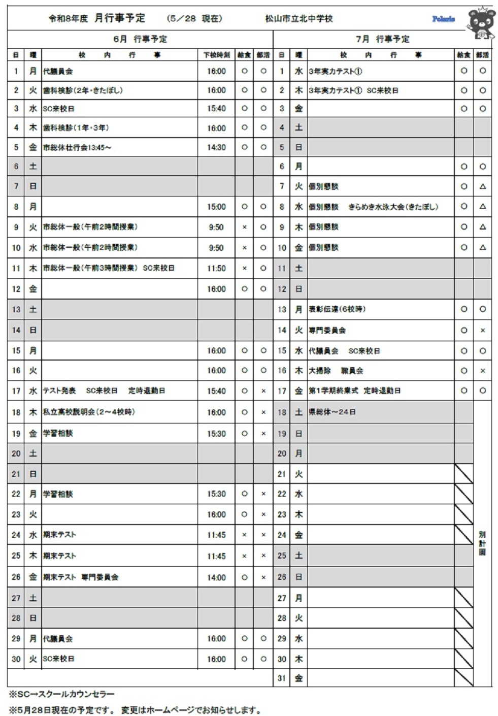 Ｒ８　６　７月アップ　